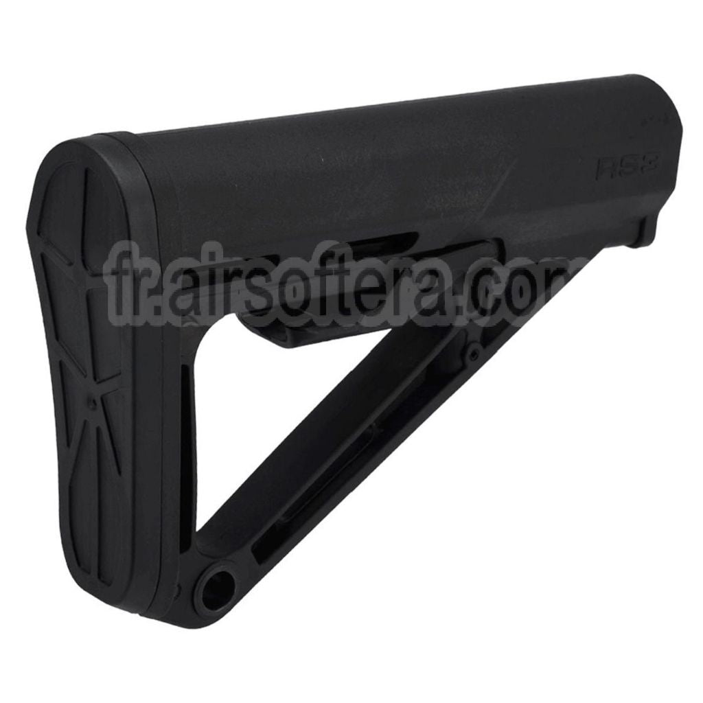 APS RS-3 Rétractable Crosse Convient pour M4 M16 Série AEG Fusils Airsoft Noir