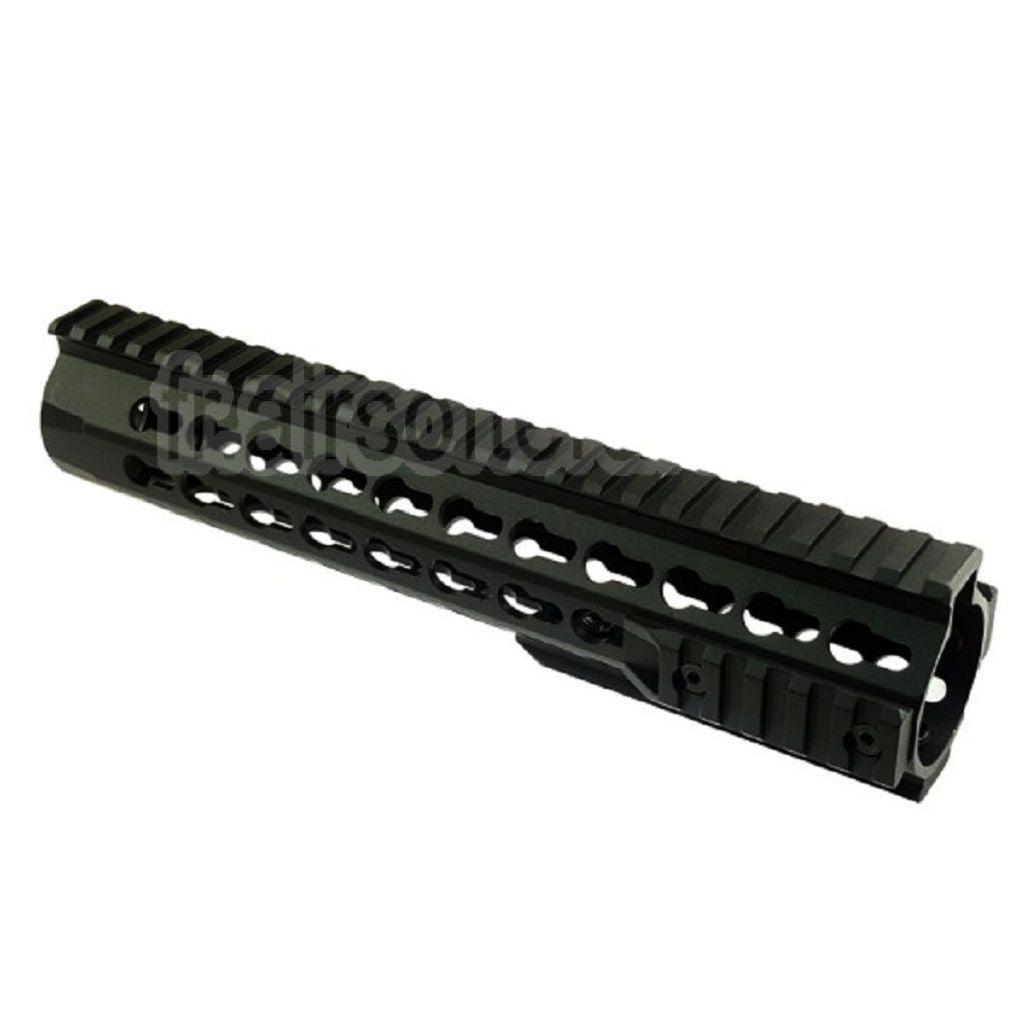 CYMA Aluminium 10 Pouces 255mm Keymod Rail de Garde-Main Convient pour Tokyo Marui APS CYMA M4 M16 Série AEG Fusil Airsoft Noir