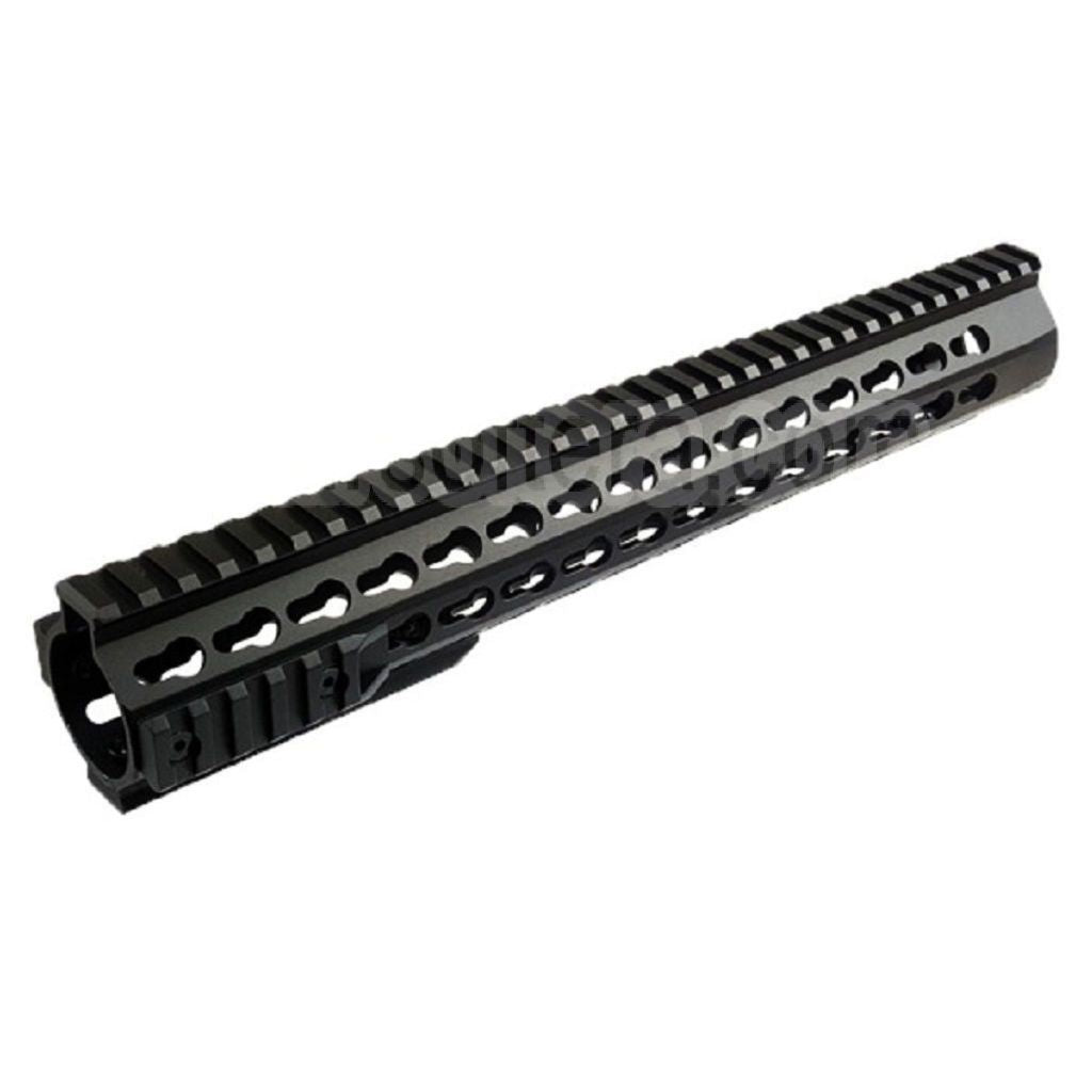 CYMA Aluminium 13 Pouces 335mm Keymod Rail de Garde-Main Convient pour Tokyo Marui APS CYMA M4 M16 Série AEG Fusil Airsoft Noir