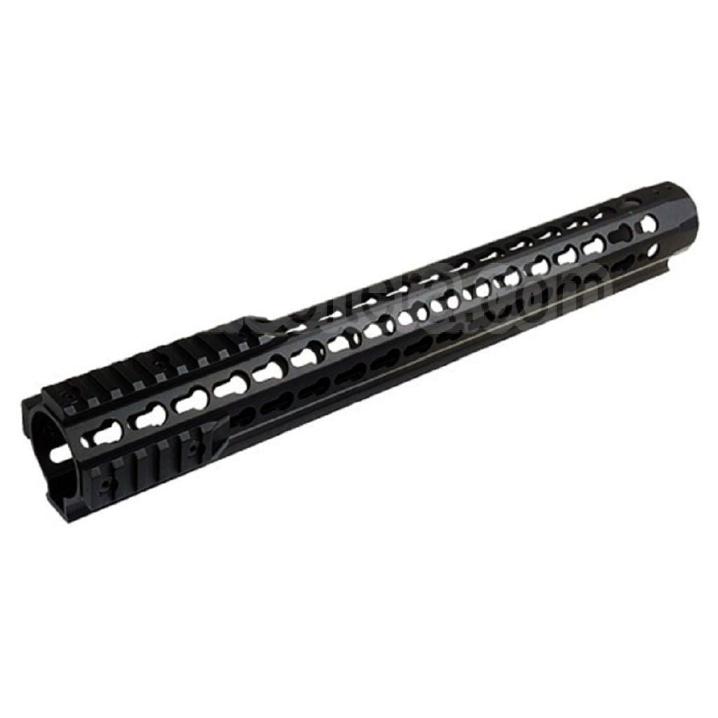 CYMA Aluminium URX4 14.5 Pouces 380mm Keymod Rail de Garde-Main Convient pour Tokyo Marui APS CYMA M4 M16 Série AEG Fusil Airsoft Noir