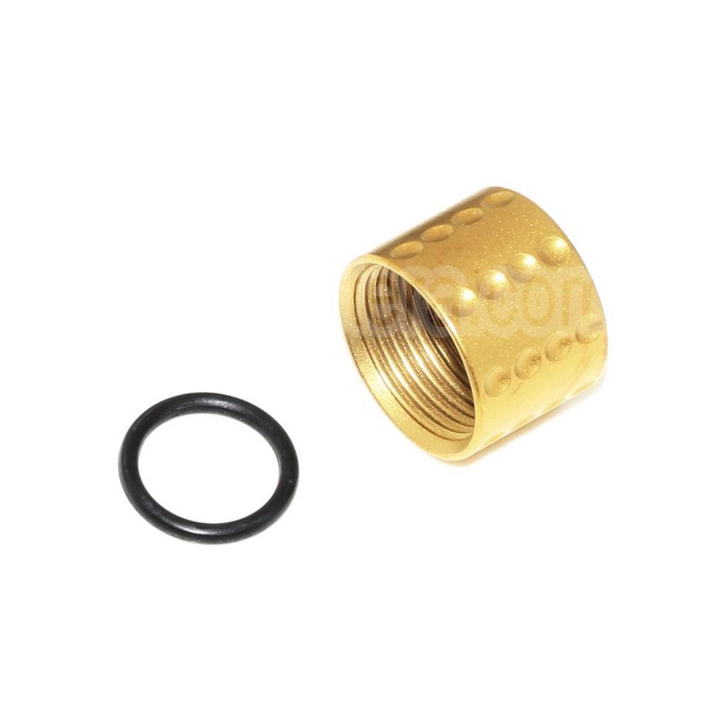 5KU Spots Knurled Canon Filetage Couvre-filet -14mm CCW sens antihoraire Convient pour Tokyo Marui G17 GBB Pistolet Airsoft