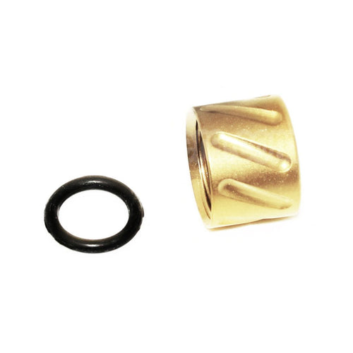 5KU Diagonals Knurled Canon Filetage Couvre-filet -14mm CCW sens antihoraire Convient pour Tokyo Marui G17 GBB Pistolet Airsoft