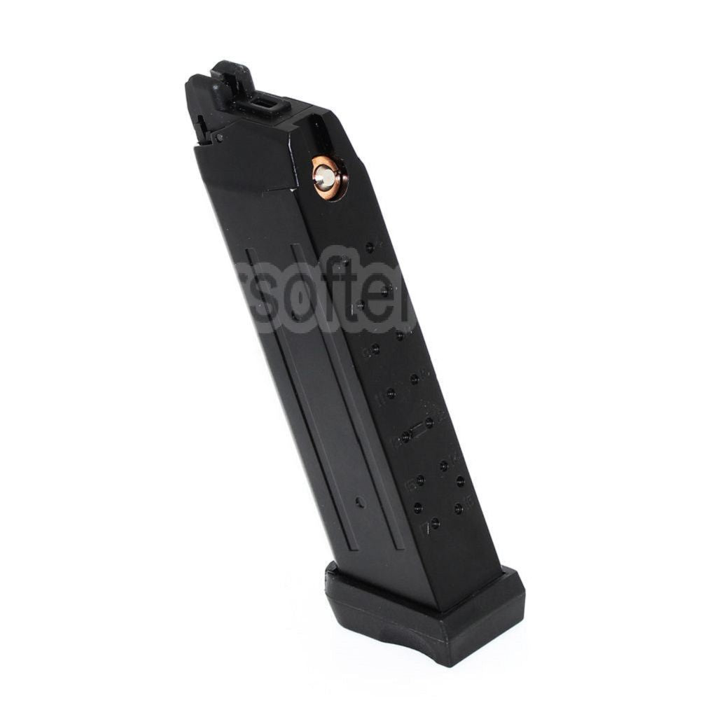 APS 23 Billes Dual Power Co2 Chargeur Convient pour G17 G18C G35 G35 GBB Airsoft Pistolet Noir
