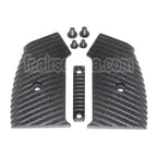 5KU Changeable Complète Modulaire Pistolet Poignée Set (Knurly) Convient pour M4 M16 Série GBB Fusil Airsoft Noir