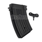 AirsoftEra 250 Billes AK Beta Hi-Cap Chargeur Convient pour AK Série AEG Fusil Noir