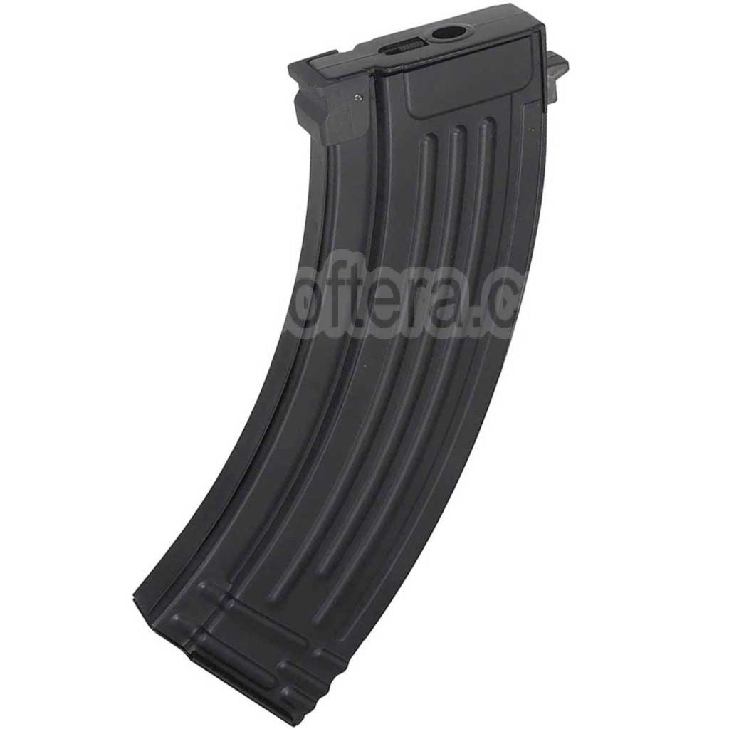 AirsoftEra 150 Billes Mid-Cap Chargeur Convient pour AK Série AEG Fusil Noir