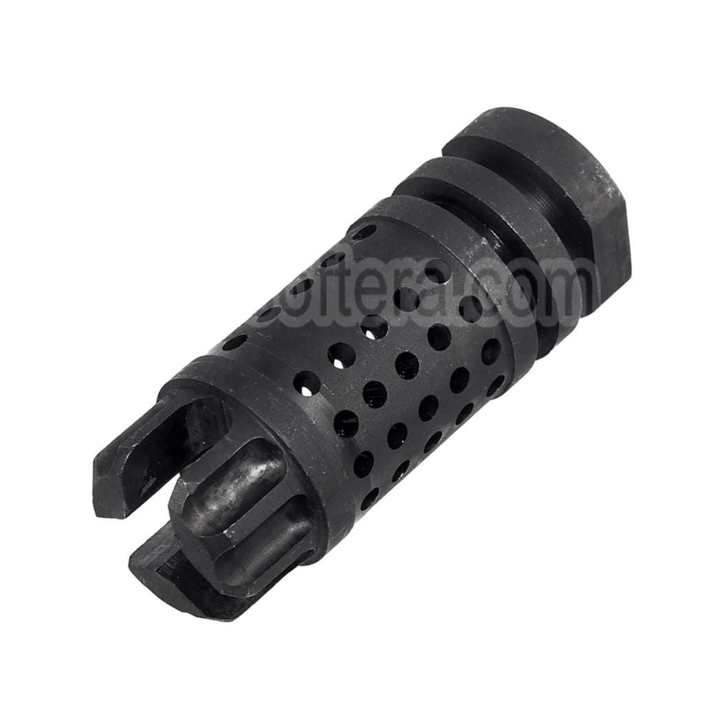 5KU M4SD II Frein de Bouche Convient pour -14mm CCW sens antihoraire Canon Fusil Airsoft Noir