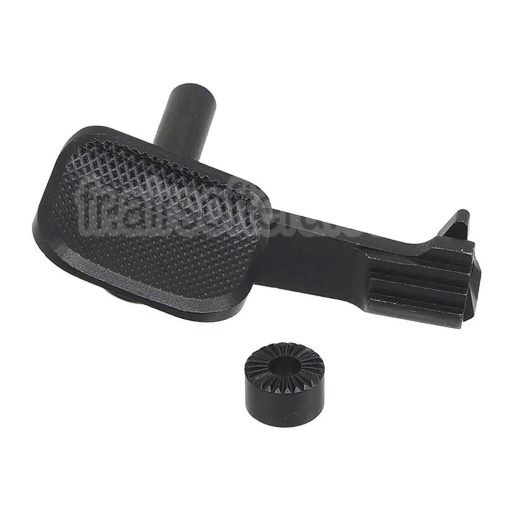 AIP Acier Inoxydable Glissière Verrou avec Pouce Repose Convient pour Tokyo Marui Hi-Capa 5.1 4.3 Série GBB Pistolets Airsoft