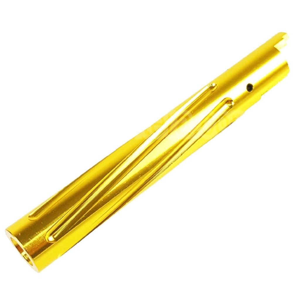 5KU CNC Aluminium Sans Recul Spirale Canon Extérieur Convient pour Hi-Capa 5.1 Série GBB Pistolet Airsoft