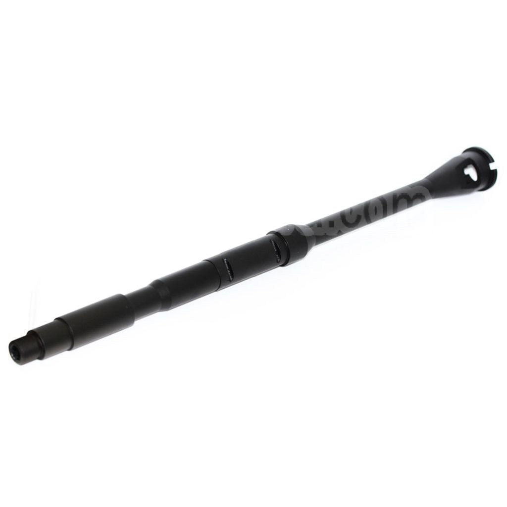 5KU 14.5 Pouces Aluminium M4A1 Canon Extérieur -14mm CCW sens antihoraire Convient pour WA M4 M16 Série GBB Fusil Airsoft Noir