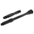 5KU 14.5 Pouces Aluminium M4A1 Canon Extérieur -14mm CCW sens antihoraire Convient pour WA M4 M16 Série GBB Fusil Airsoft Noir