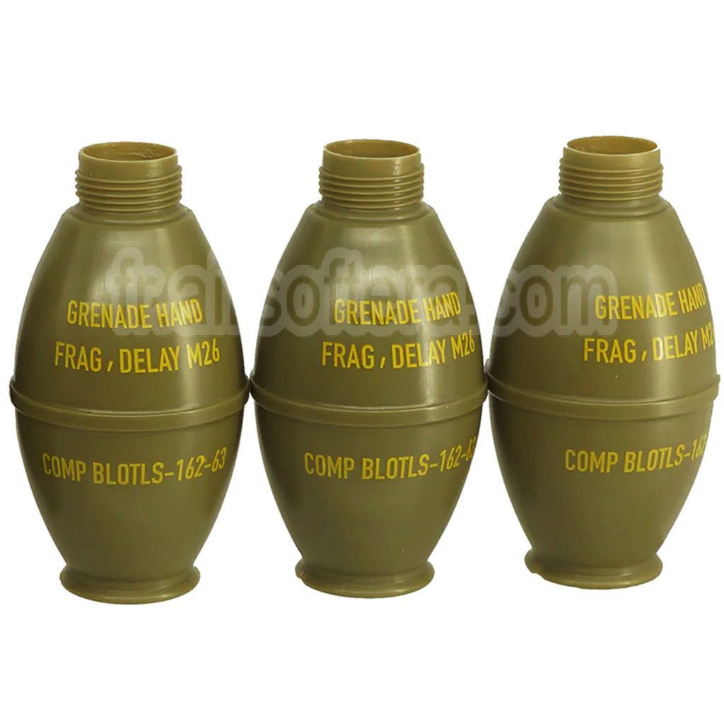 APS HAKKOTSU 3pièces Thunder B Co2 Grenade sonore Bouteille en forme de citron avec noyau