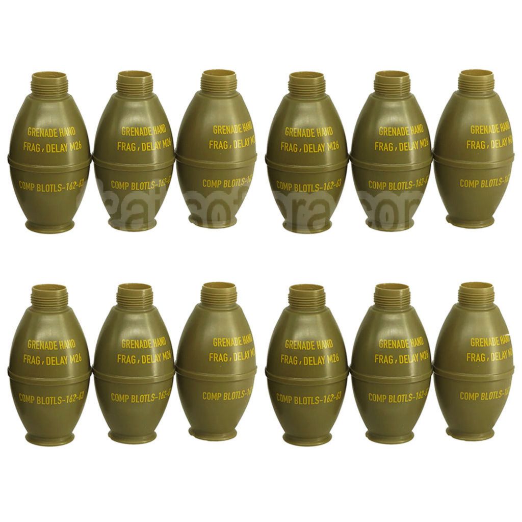 APS HAKKOTSU 12pièces Thunder B Co2 Grenade sonore Bouteille en forme de citron avec noyau