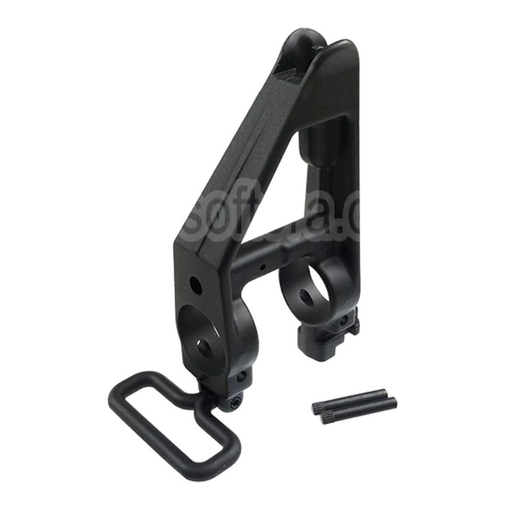 CYMA Métal Viseur avant triangulaire avec émerillon de sangle Convient pour M4 M16 Série AEG Fusils Airsoft
