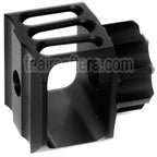 5KU CNC Aluminium LAF-28 Style Frein de Bouche Cache-Flamme Convient pour -14mm CCW sens antihoraire Canon Fusil Airsoft Noir