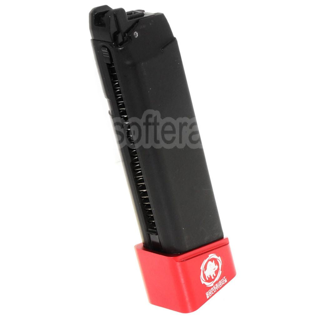 DOUBLE BELL 24 Billes Co2 Chargeur Convient pour G17 G18C G-Série GBB Pistolet Airsoft Noir/Rouge