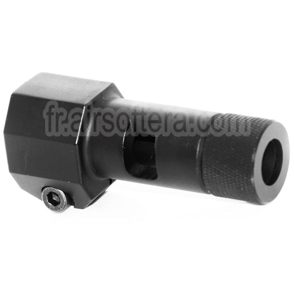 AirsoftEra 74mm Métal Frein de Bouche Cache-Flamme Convient pour WELL L96 MB Série Sniper Fusil