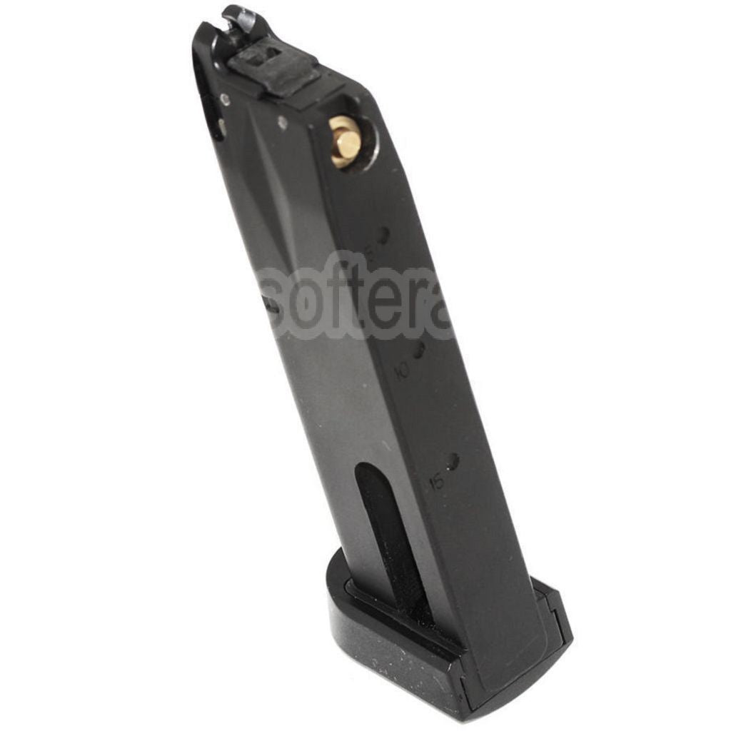 DOUBLE BELL 22 Billes Co2 Chargeur Convient pour DOUBLE BELL M9 / KSC Hard Kick Série GBB Pistolet Airsoft Noir
