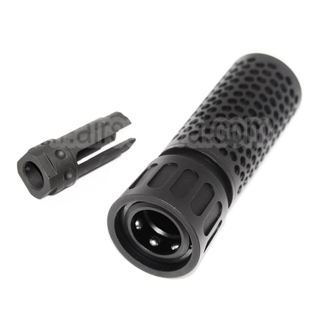 5KU 125mm 5 Pouces KAC Style QDC/CQB Silencieux avec Frein de Bouche Convient pour -14mm CCW sens antihoraire Canon Fusil Airsoft