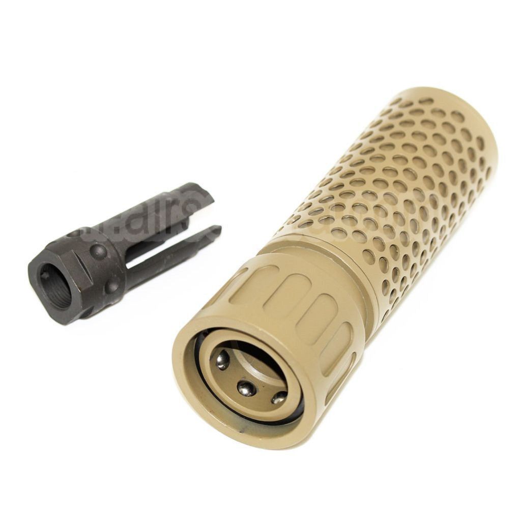5KU 125mm 5 Pouces KAC Style QDC/CQB Silencieux avec Frein de Bouche Convient pour -14mm CCW sens antihoraire Canon Fusil Airsoft