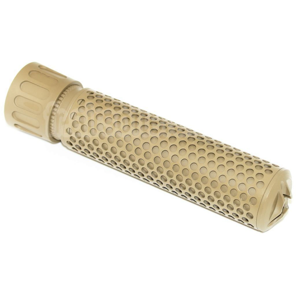 5KU 179mm 7 Pouces KAC Style QDC/CQB Silencieux avec Frein de Bouche Convient pour -14mm CCW sens antihoraire Canon Fusil Airsoft