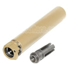5KU 213mm SOCOM762 RC Silencieux avec Frein de Bouche Convient pour -14mm CCW sens antihoraire Canon Fusil Airsoft