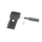Poignée de chargement ronde en aluminium 5KU, adaptée pour Tokyo Marui Hi-Capa Pistolet Airsoft