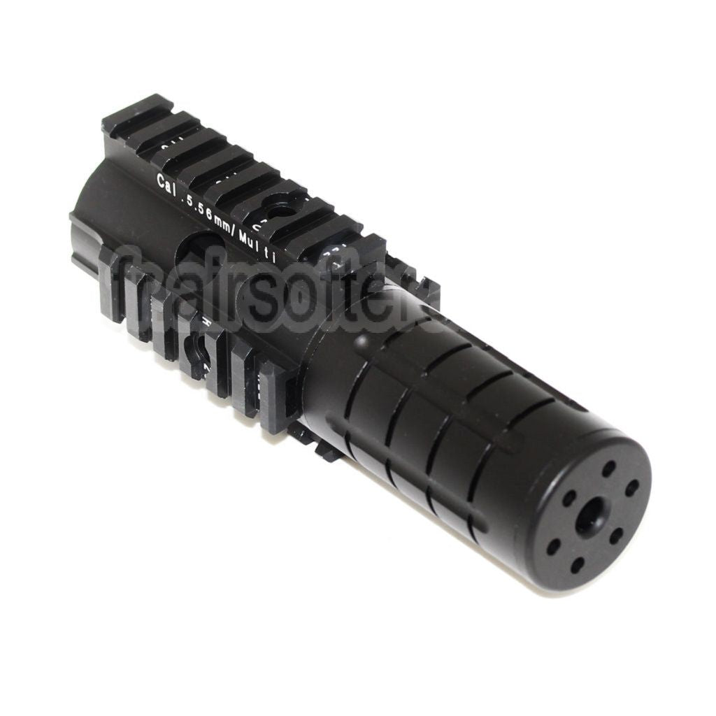5KU Mini Patriot Avant Kit Rail de Garde-Main Convient pour WA M4 M16 Série GBB Fusil Airsoft Noir