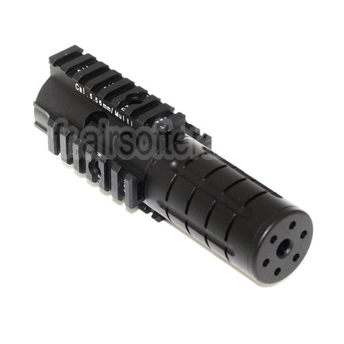 5KU Mini Patriot Avant Kit Rail de Garde-Main Convient pour WA M4 M16 Série GBB Fusil Airsoft Noir