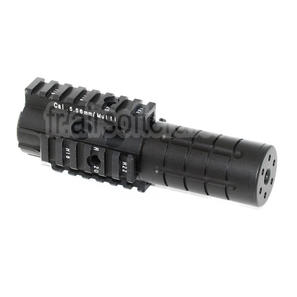 5KU Mini Patriot Avant Kit Rail de Garde-Main Convient pour WA M4 M16 Série GBB Fusil Airsoft Noir