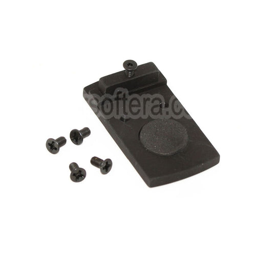 5KU Métal Optima / Docter / Vortex Hausse Viseur Montage Convient pour Tokyo Marui G17 Série GBB Pistolet Airsoft Noir