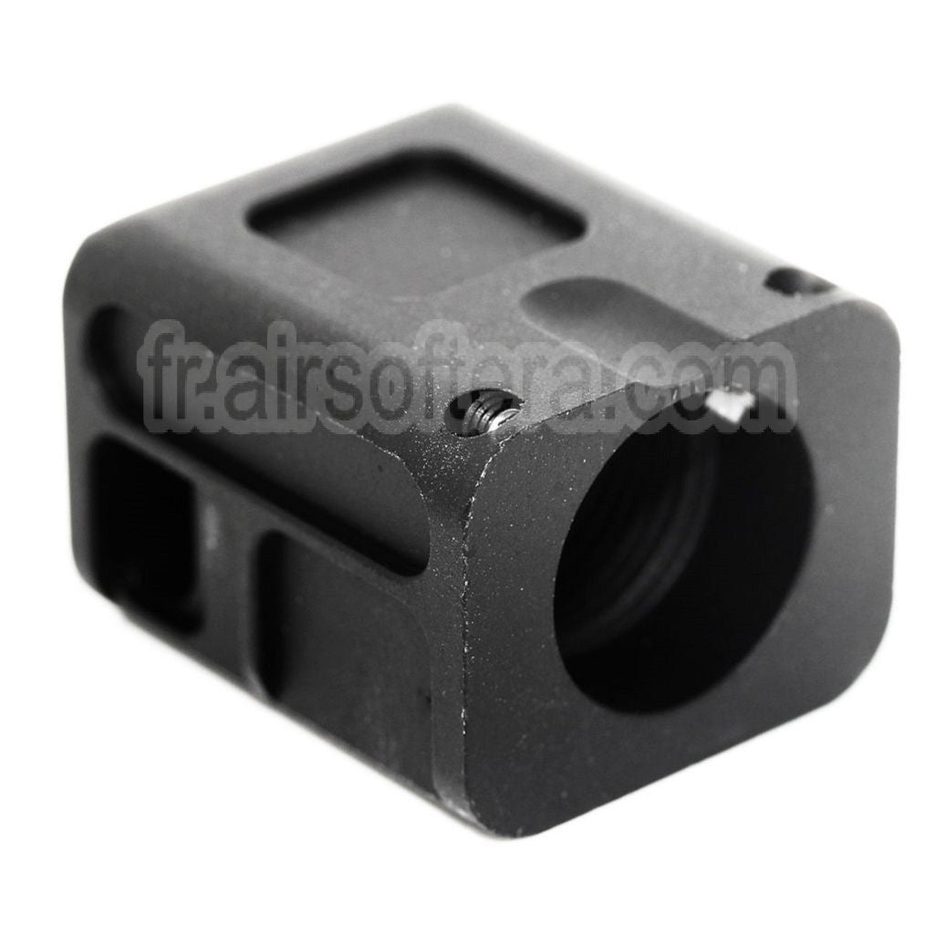 5KU SPARC-L Compensateur -14mm CCW sens antihoraire Convient pour Tokyo Marui G17 G18C GBB Pistolet Airsoft Noir