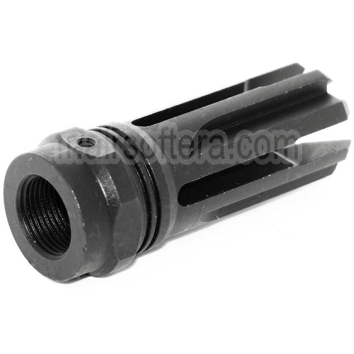 5KU 60mm VENOM Frein de Bouche Cache-Flamme Convient pour -14mm CCW sens antihoraire Canon Fusil Airsoft Noir