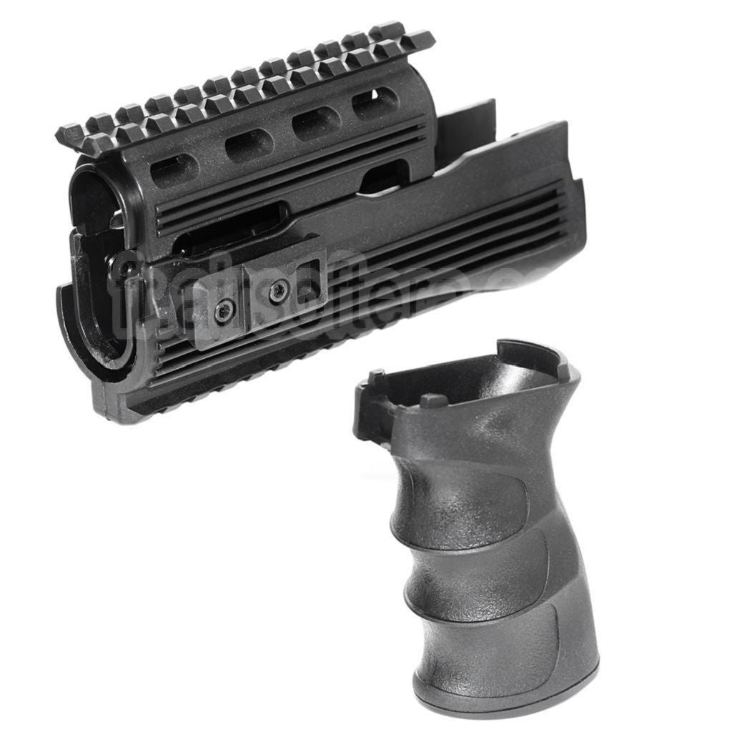 CYMA Haut Bas Rail de Garde-Main Pistolet Poignée Set Convient pour AK47 Série AEG Fusil Airsoft