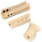 CYMA Haut Bas Rail de Garde-Main Pistolet Poignée Set Convient pour AK47 Série AEG Fusil Airsoft