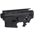 G&amp;D Flat Top Boîtier Convient pour G&amp;D DTW PTW M4 Série Fusil Airsoft Noir