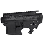 G&amp;D Flat Top Boîtier Convient pour G&amp;D DTW PTW M4 Série Fusil Airsoft Noir