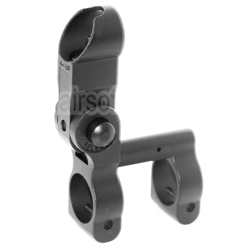 CYMA SPR Style MK12 MOD 0 Guidon Tactique Rabattable Convient pour M4 M16 Série AEG Fusil Airsoft Noir