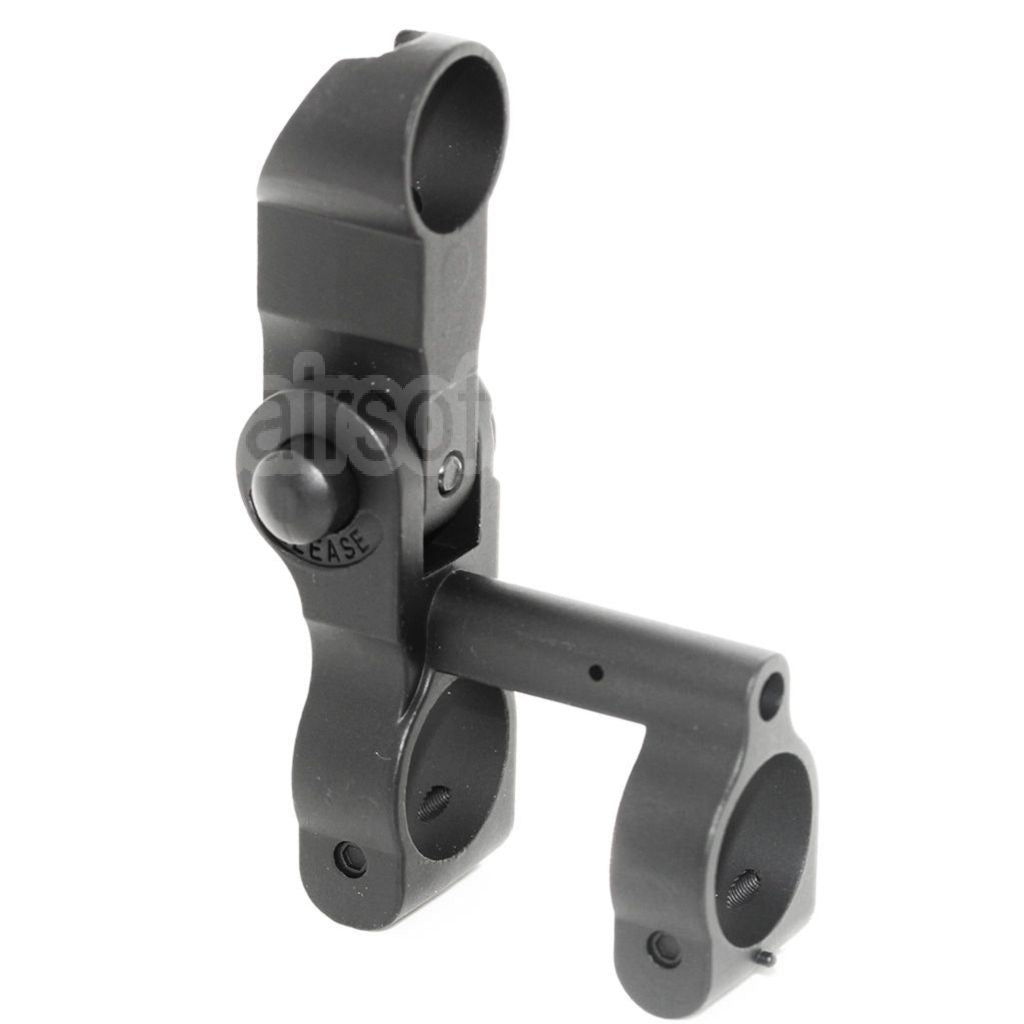CYMA SPR Style MK12 MOD 0 Guidon Tactique Rabattable Convient pour M4 M16 Série AEG Fusil Airsoft Noir