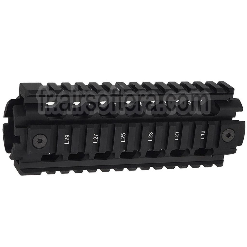 PTS Ergo Z Rail de Garde-main Convient pour M4 M16 Série AEG Fusils Airsoft Noir