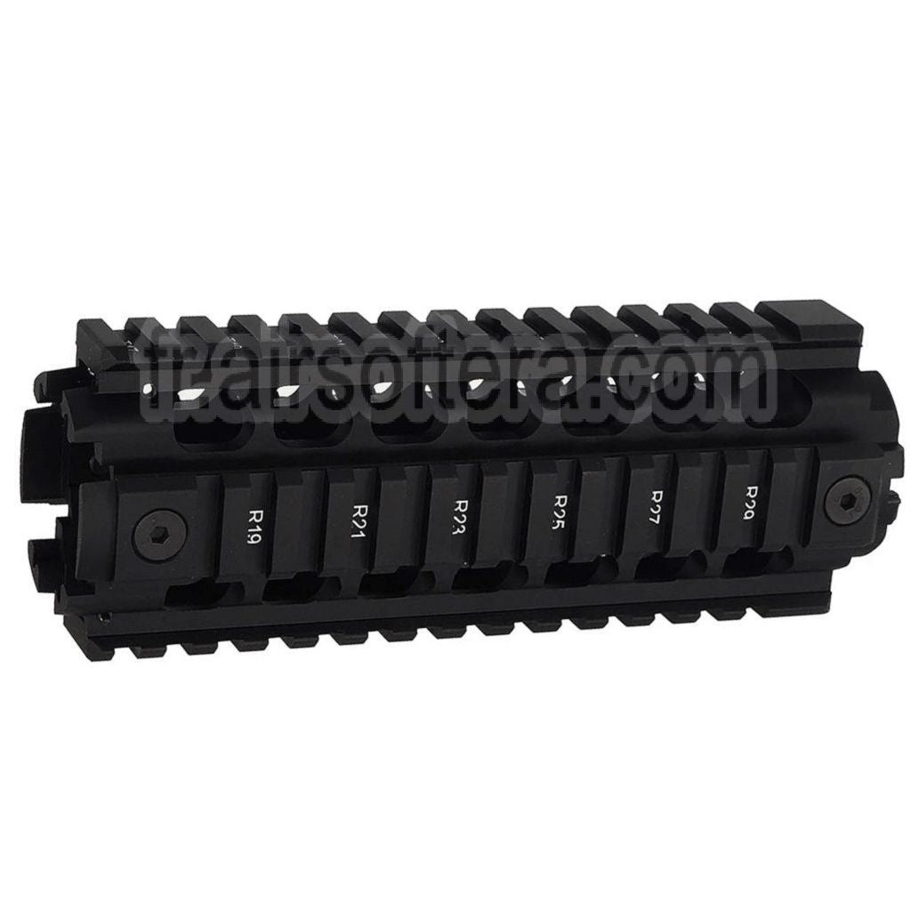 PTS Ergo Z Rail de Garde-main Convient pour M4 M16 Série AEG Fusils Airsoft Noir