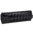 PTS Ergo Z Free Float Rail de Garde-main Convient pour M4 M16 Série AEG Fusils Airsoft Noir
