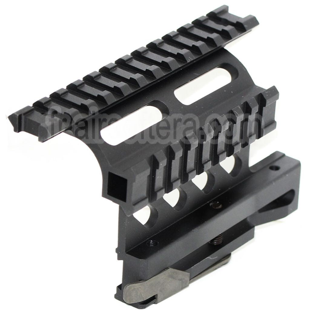AirsoftEra 20mm Picatinny Rail QD Side Lunette Montage Convient pour AK Série AEG Fusil Noir