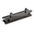 AirsoftEra 20mm 14-Slots 0.8 Pouce See Through Mini Riser Montage Convient pour 20mm Rail System Noir