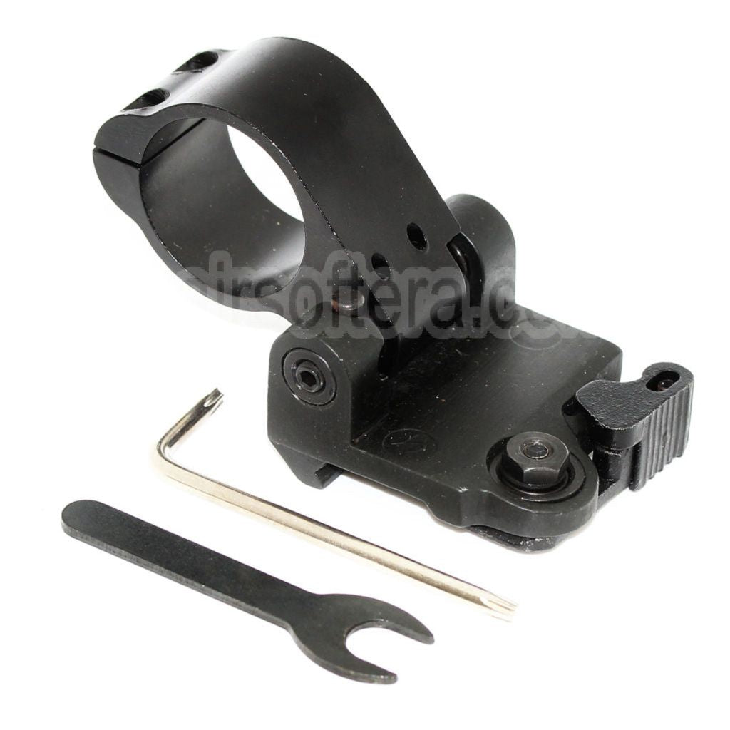AirsoftEra 30mm Tactique Retourner sur le côté QD FTS Montage Convient pour 20mm Rail System Noir