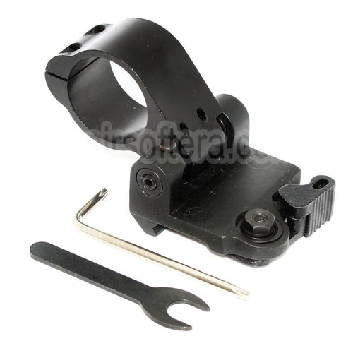 AirsoftEra 30mm Tactique Retourner sur le côté QD FTS Montage Convient pour 20mm Rail System Noir