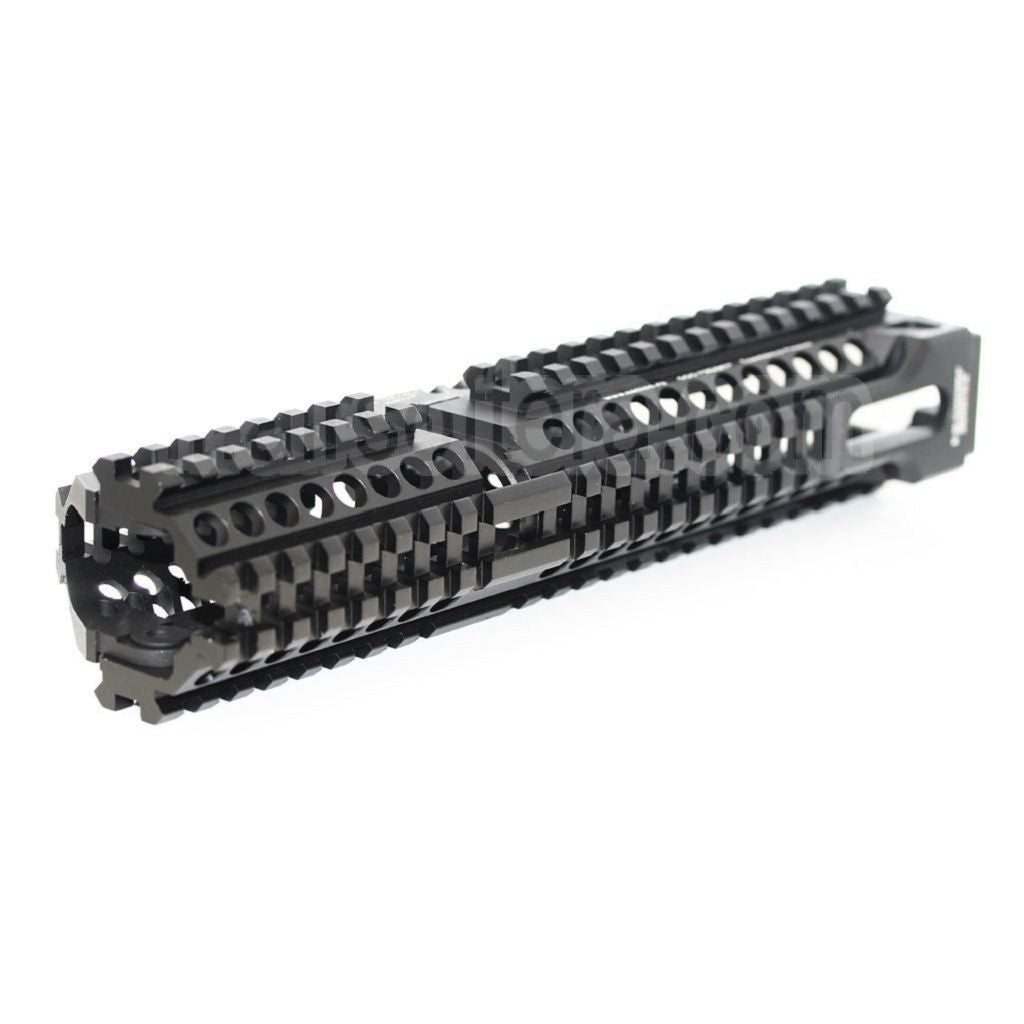 AirsoftEra 260mm CNC Aluminium Zen Style Rail de Garde-Main Convient pour GHK LCT Tokyo Marui E&amp;L CYMA AK Série AEG Fusil Noir
