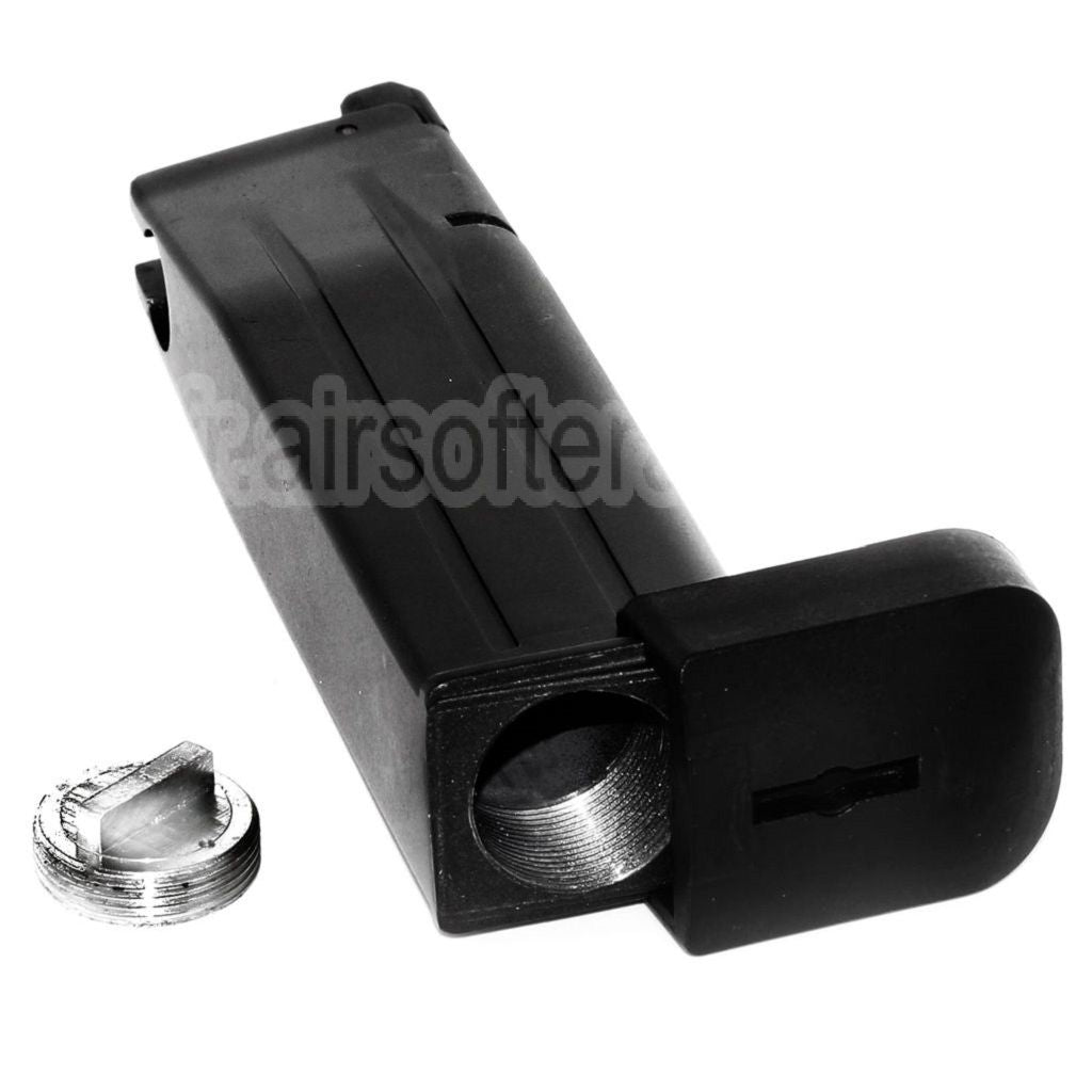 AirsoftEra 30 Billes Co2 Chargeur Convient pour Hi-Capa Série GBB Pistolet Noir