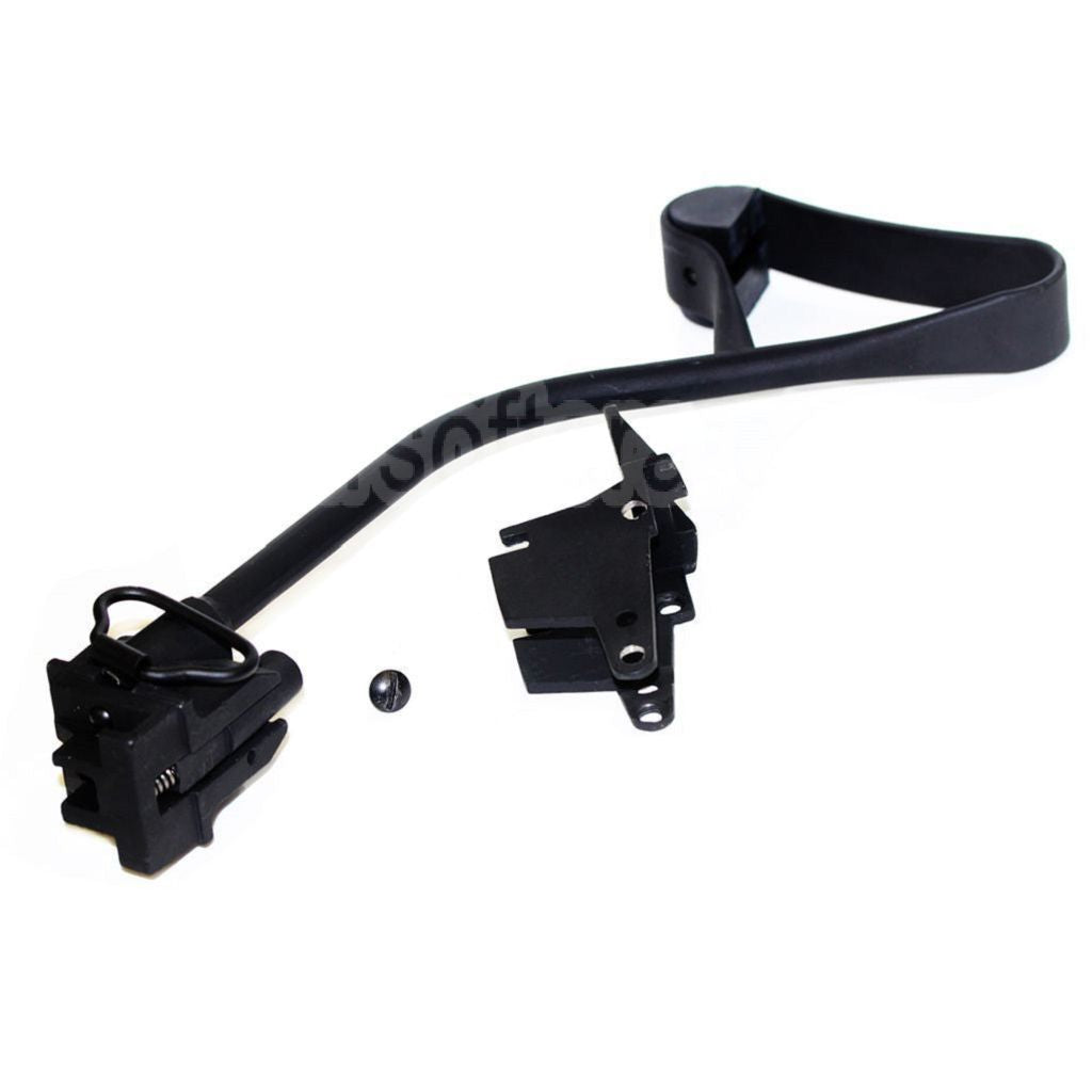 AirsoftEra Roumain Pliable Crosse Butt Crosse Convient pour AIMS AKM AK Série AEG Fusil Noir