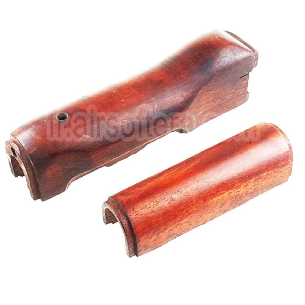 APS Bois Garde-Main Kit Set Convient pour ASK AK74 Série AEG Fusil Airsoft